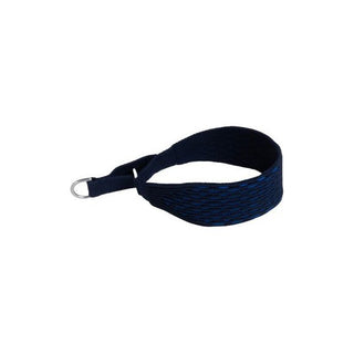 3D Knit Martingale Collar Navy/Royal Blue